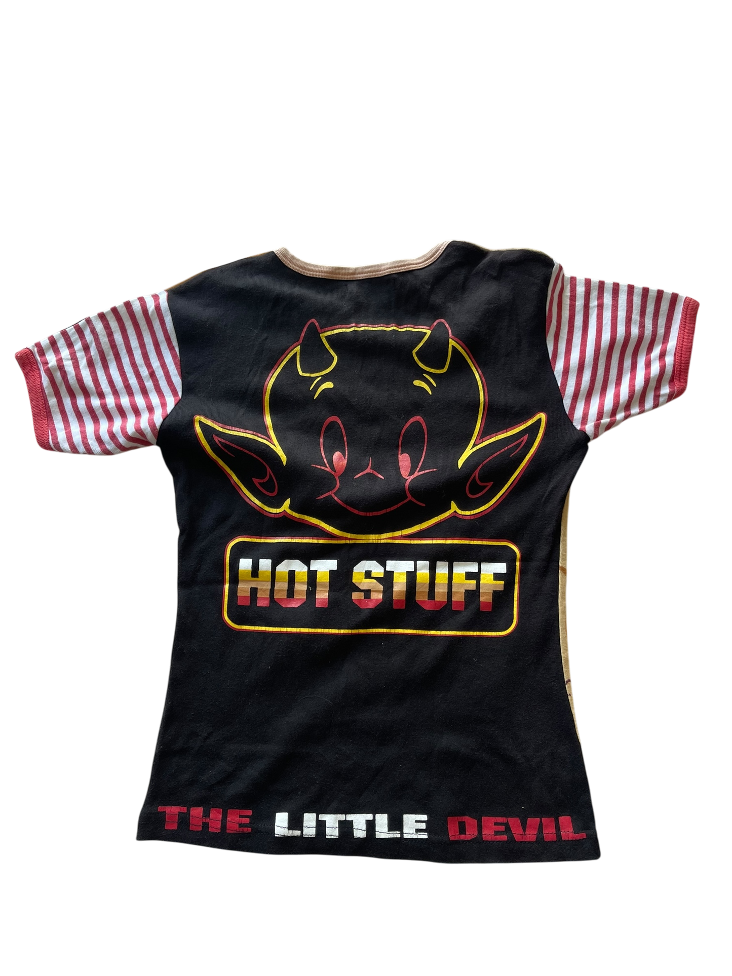 Hotstuff Graphic Printed Patchwork Top