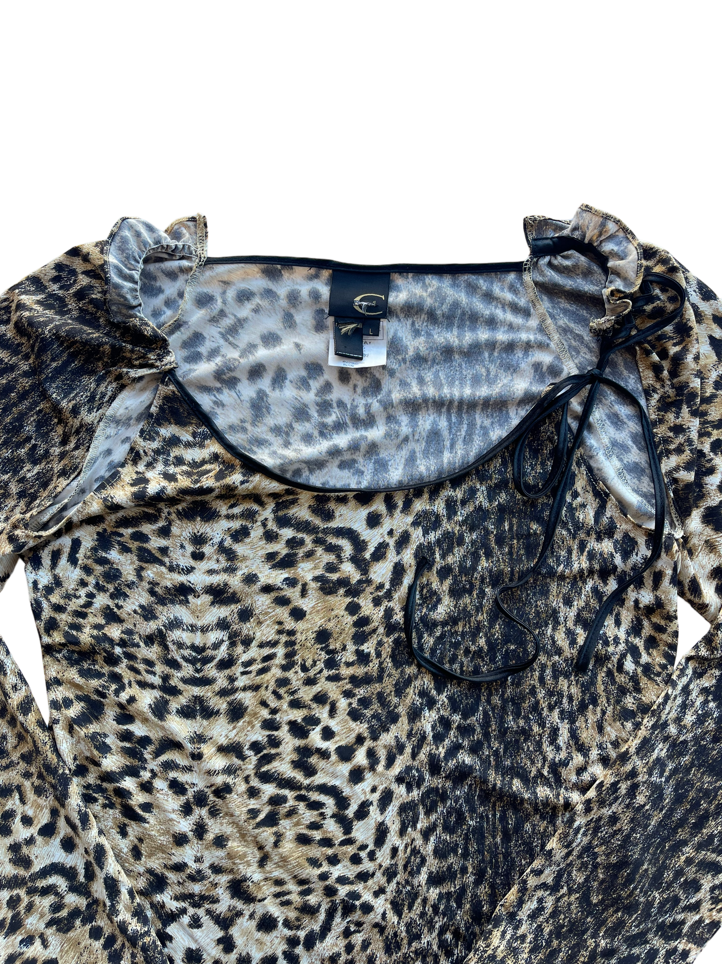 Just Cavalli Leopard Print Top