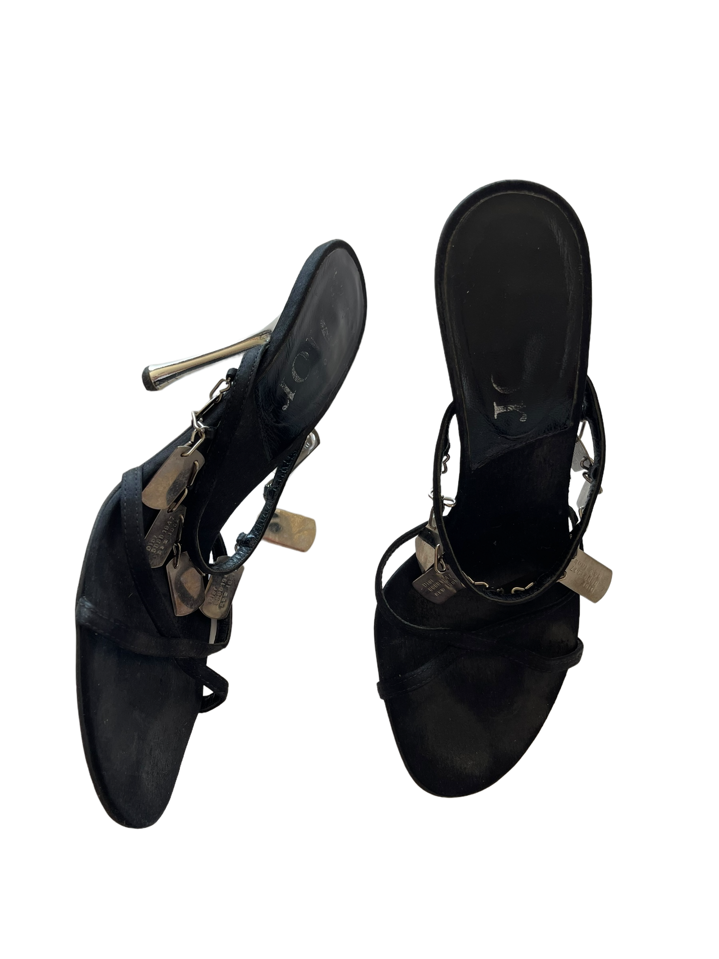 Dior Dog Tag Heels *RARE*