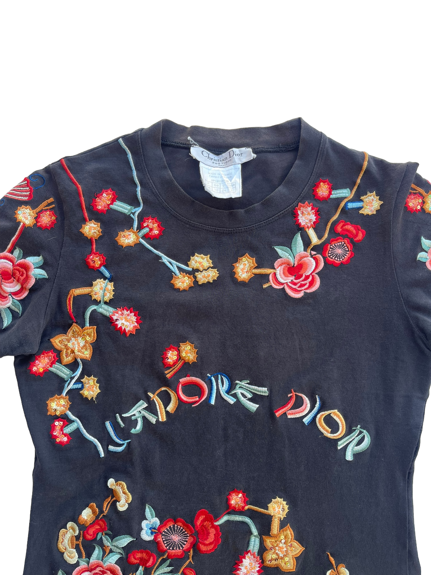 Christian Dior Embroidery Top by John Galliano