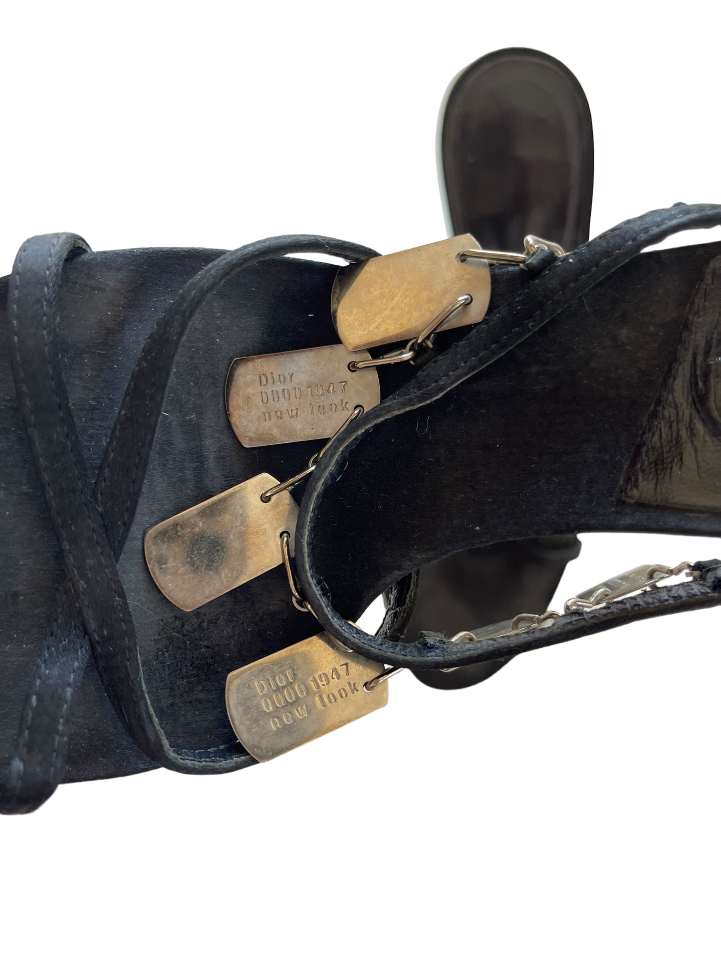 Dior Dog Tag Heels *RARE*