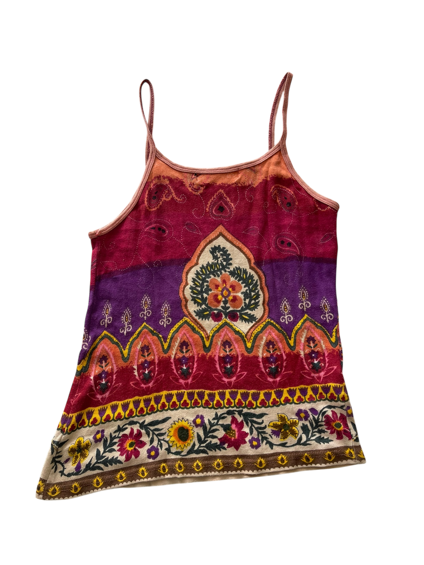 Wanton Desire Boho Floral Tank Top