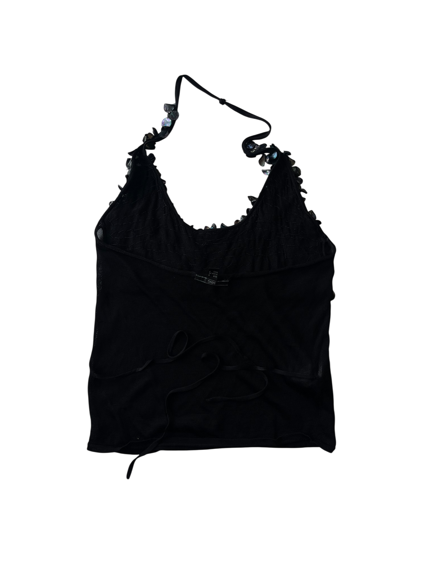 MNL Shell Sequin Halter Top I 6-8
