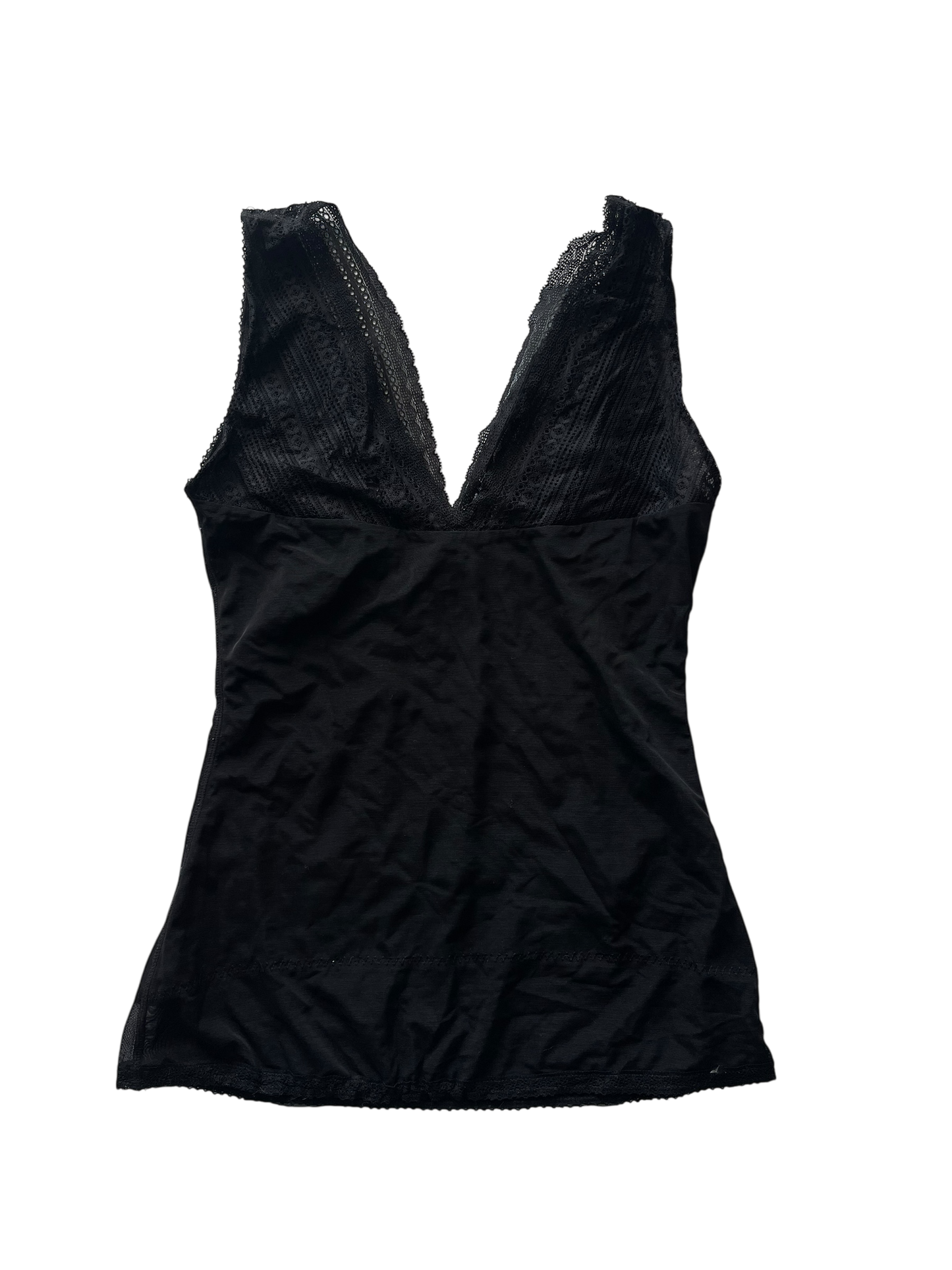 Black V-Neck Lace Top l 8-10