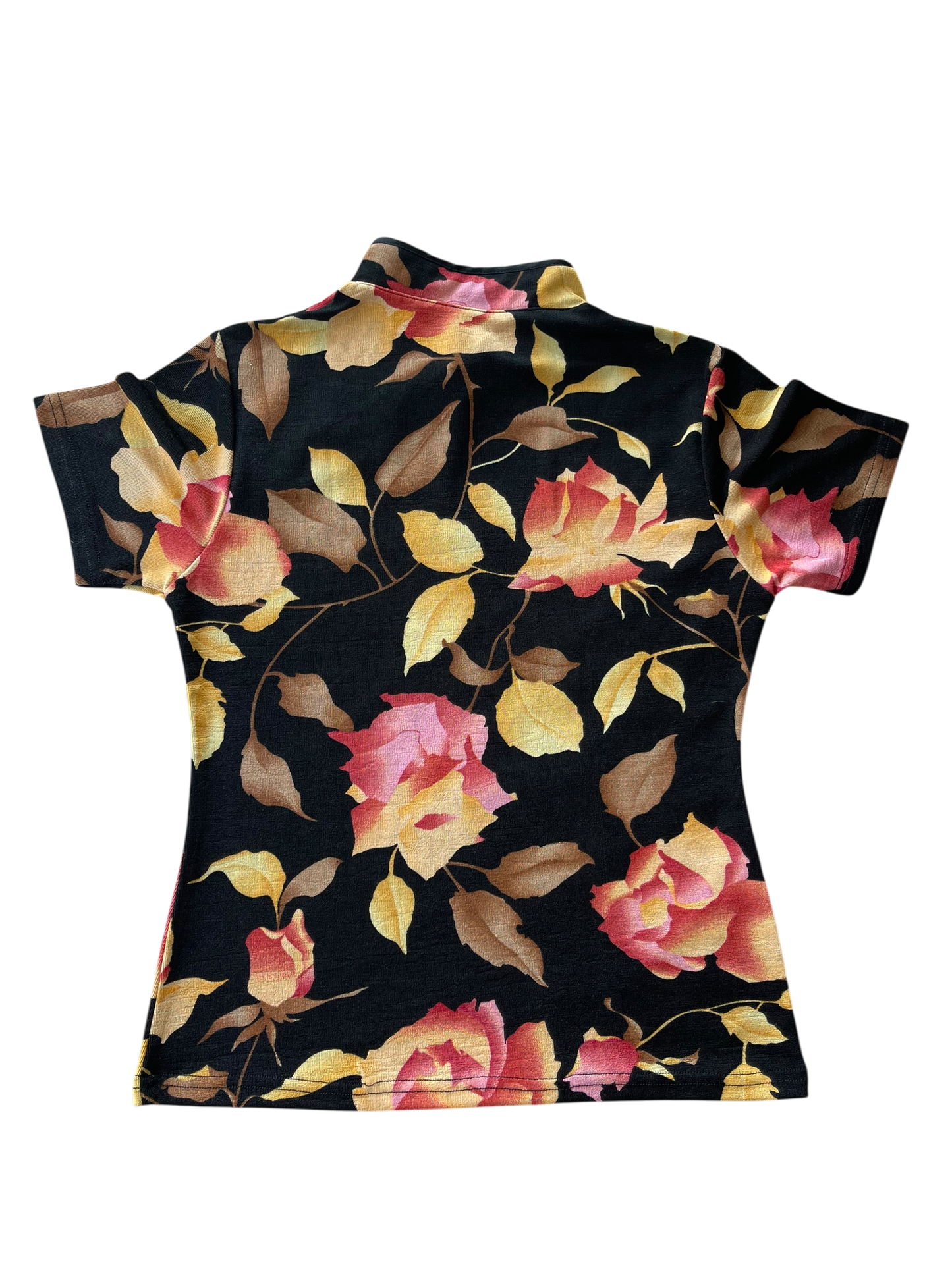 Floral Cheongsam Style Top
