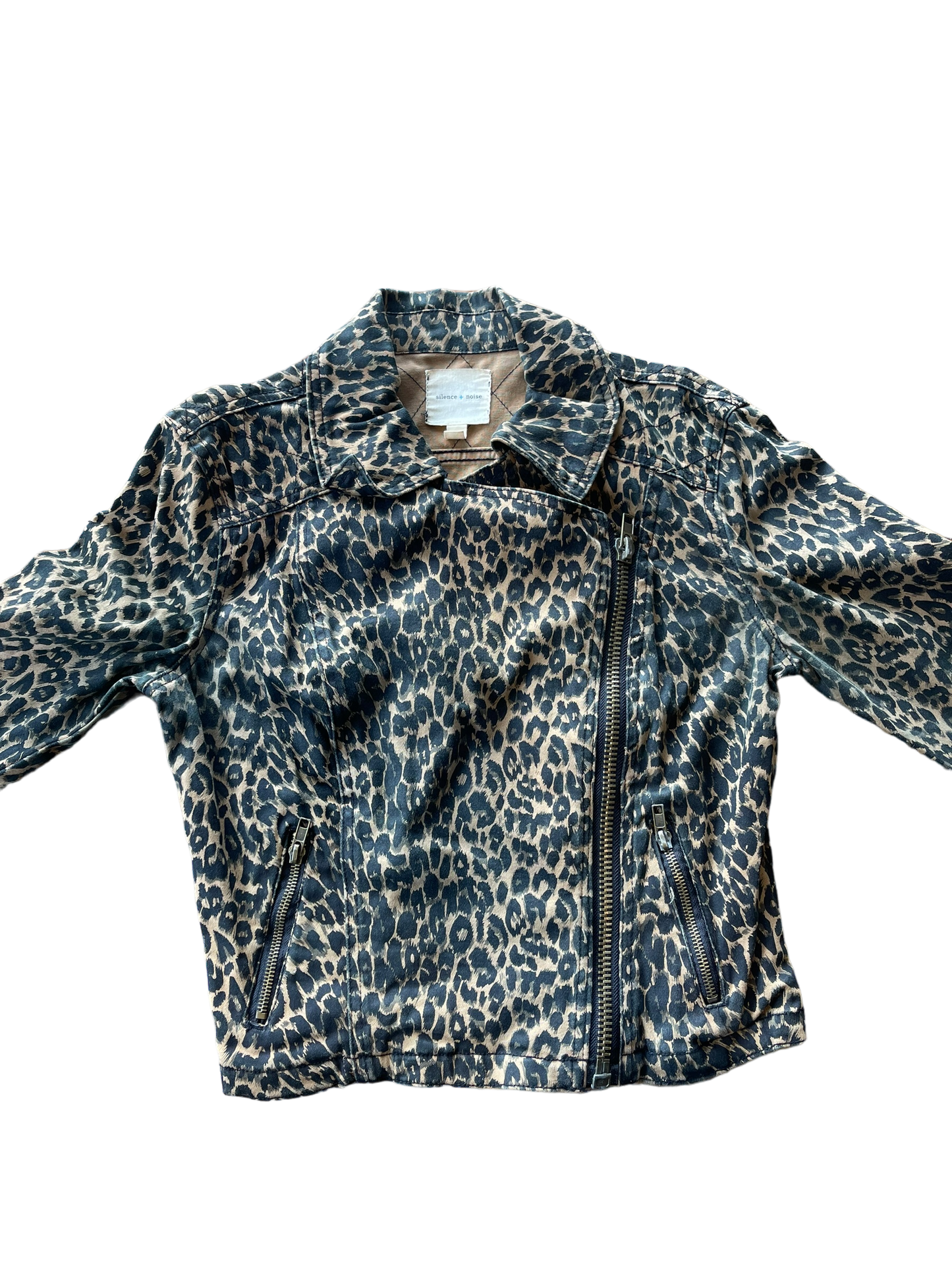 Silent + Noise Leopard Print Jacket