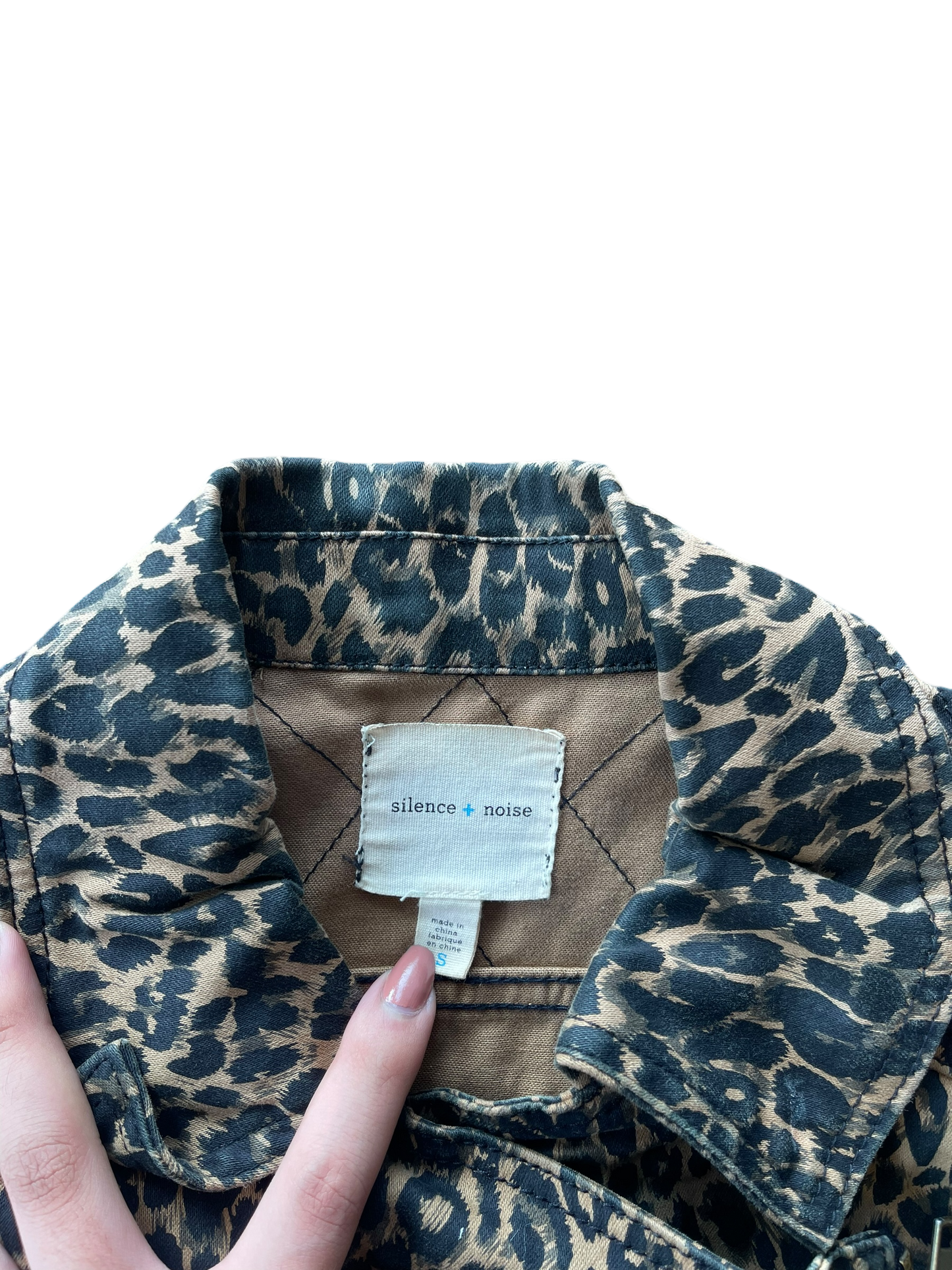 Silent + Noise Leopard Print Jacket