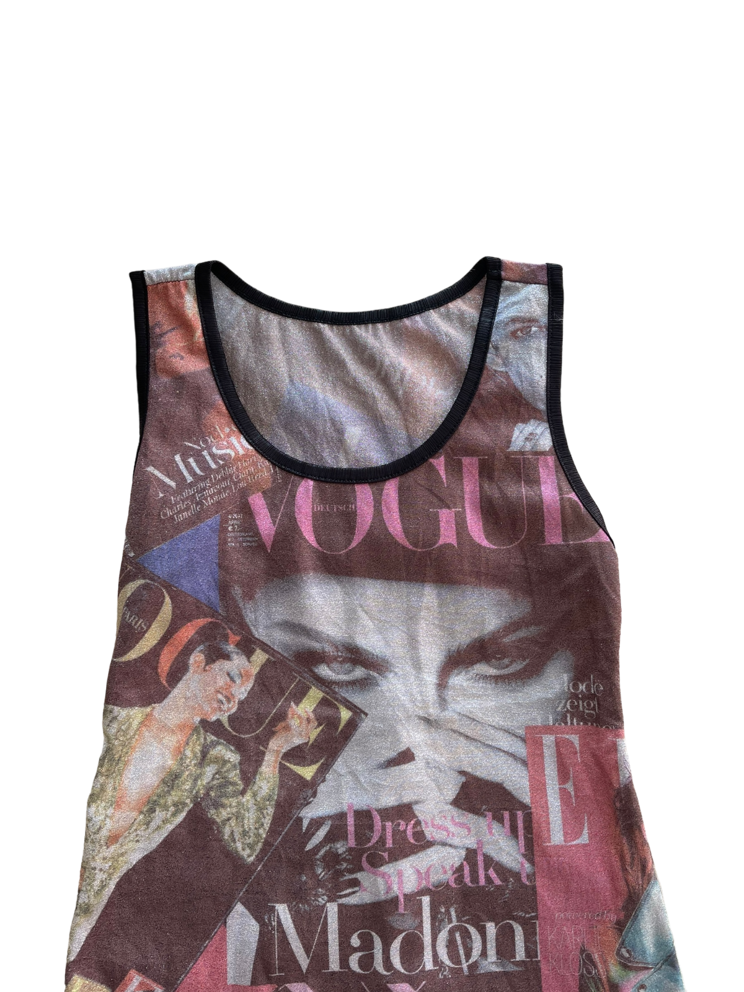 “Vogue” Graphic Print Top