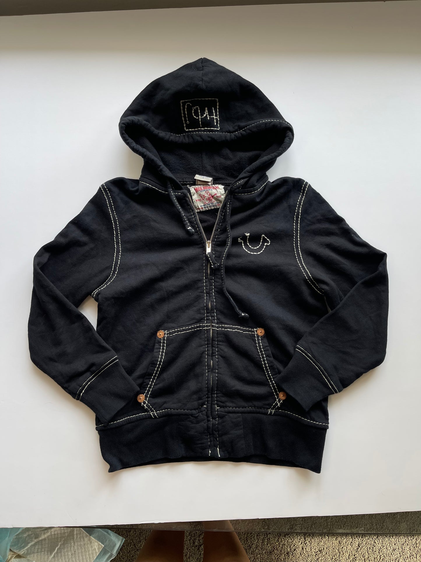 True Religion Zip Up Hoodie