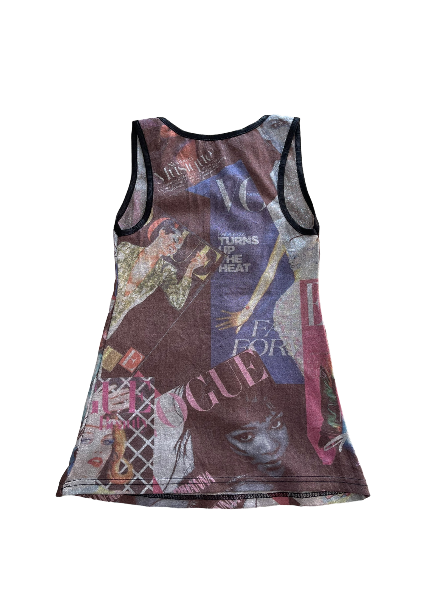 “Vogue” Graphic Print Top