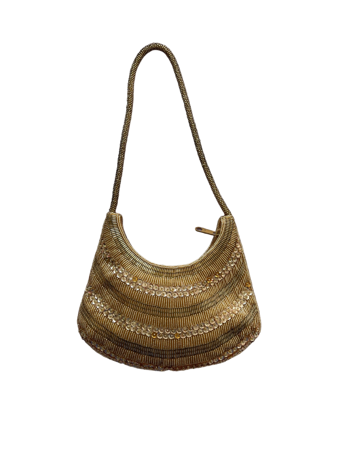 Gold Beaded Bag