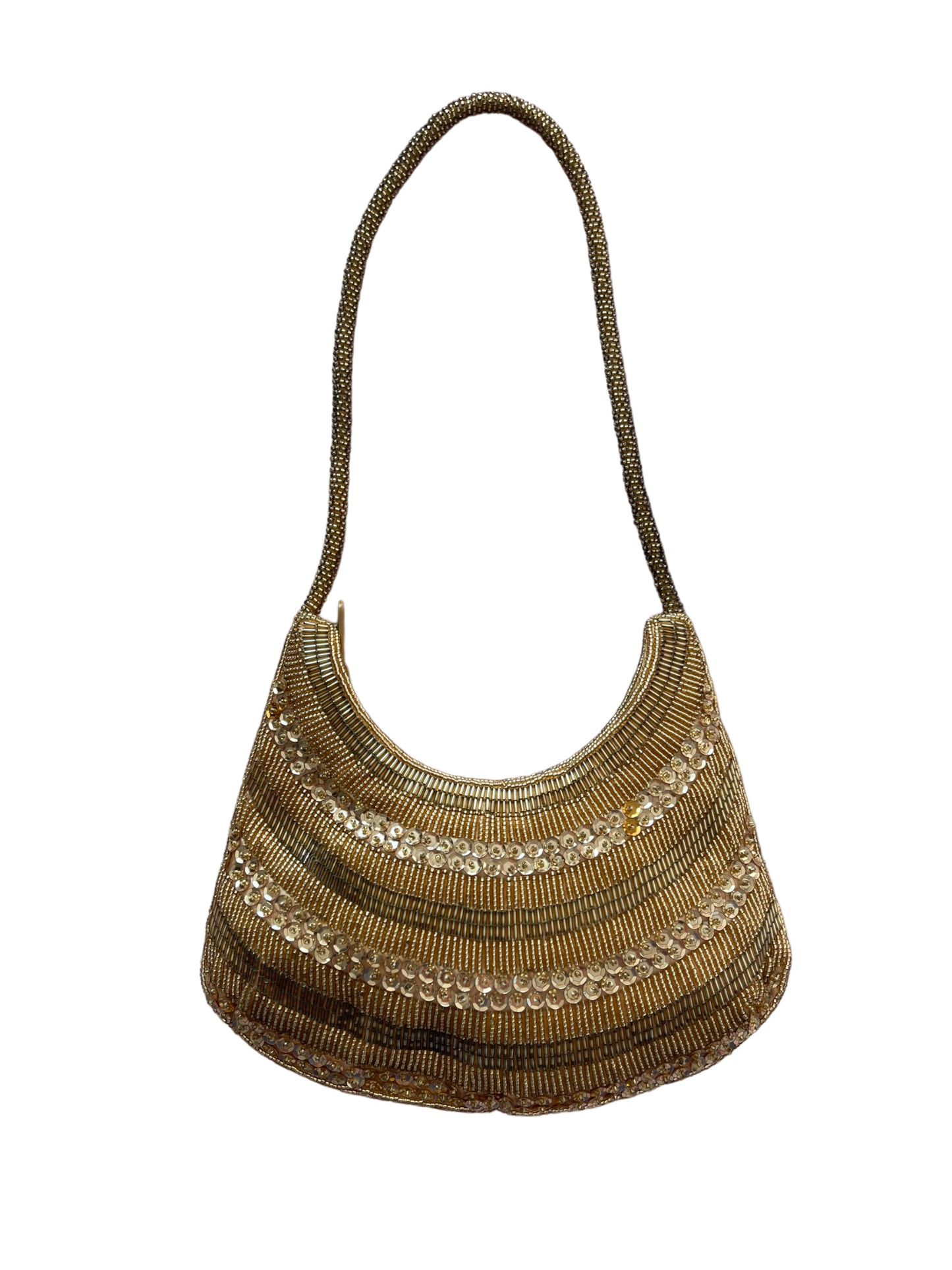 Gold Beaded Bag