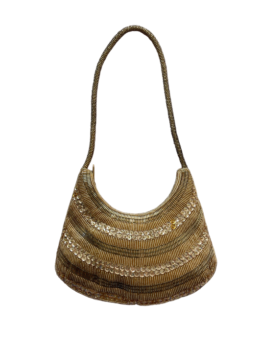 Gold Beaded Bag