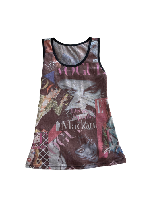 “Vogue” Graphic Print Top