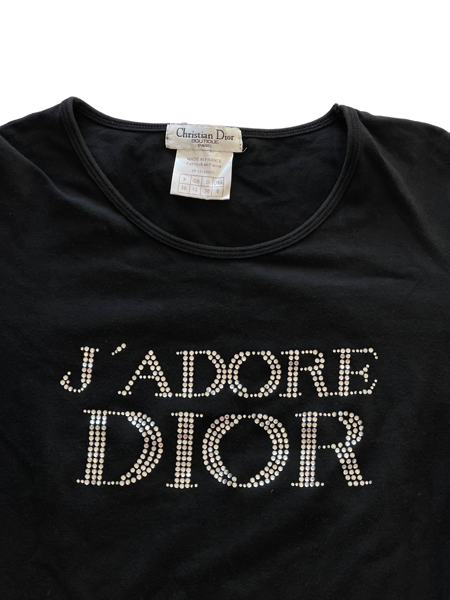 Christian Dior "J'adore Dior" Long-Sleeve Top