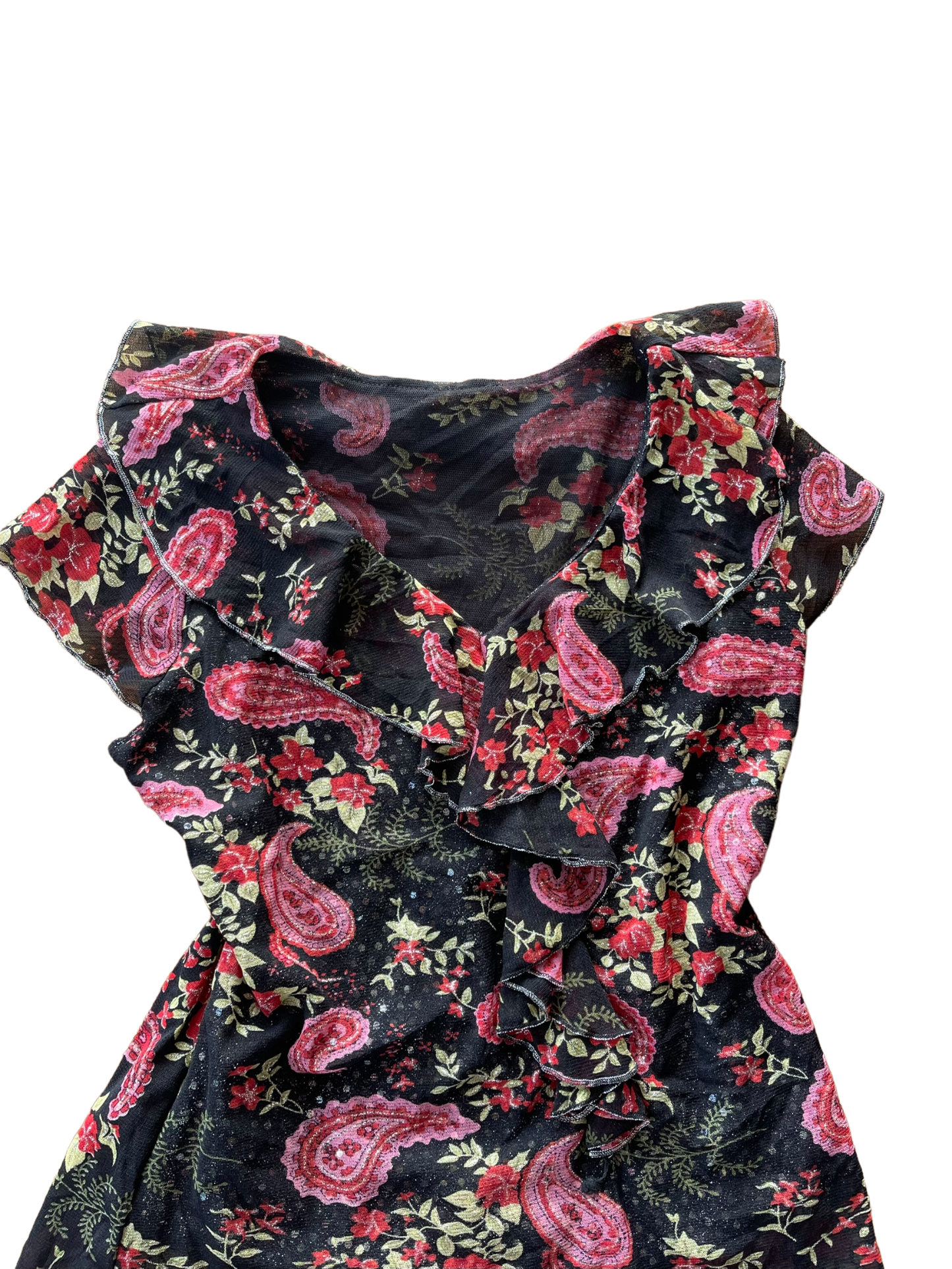 Floral Paisley Blouse Top