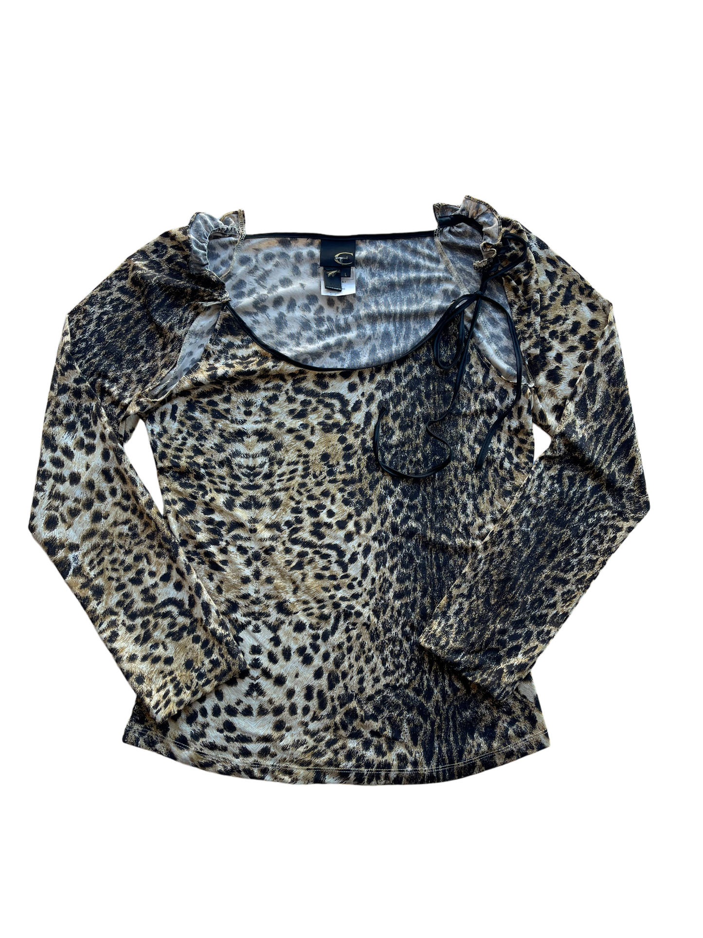 Just Cavalli Leopard Print Top