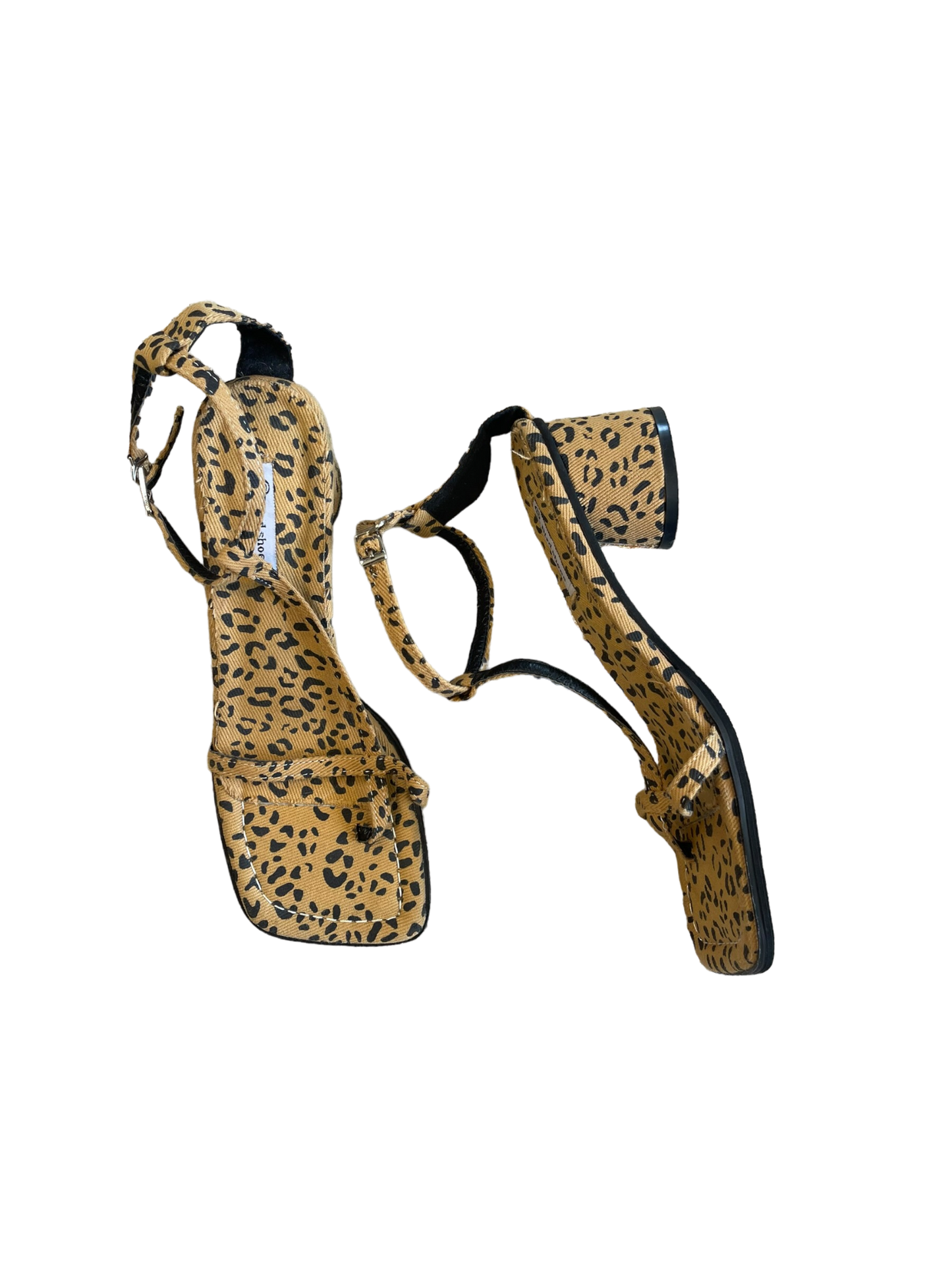 Leopard Print Block Heels