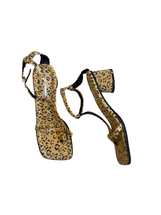 Leopard Print Block Heels