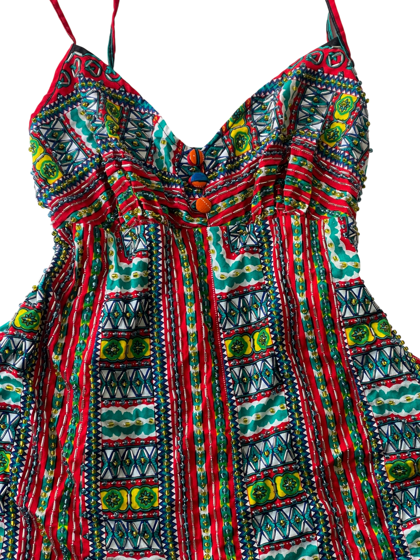 Ethnic Style Beaded Top I 6