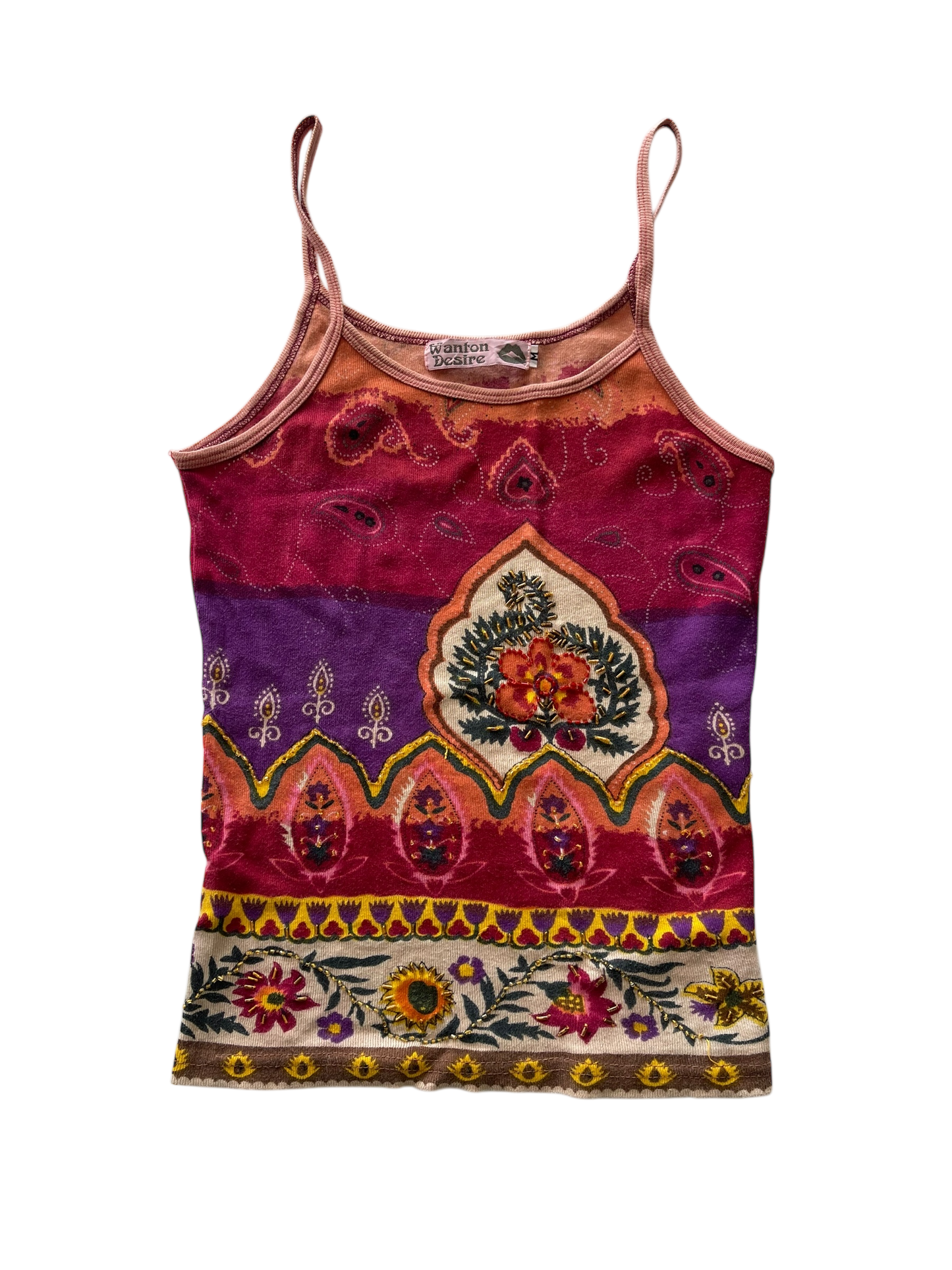 Wanton Desire Boho Floral Tank Top