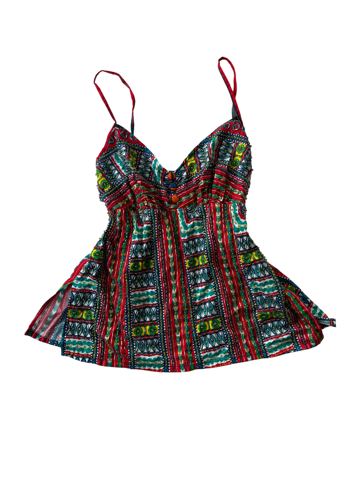 Ethnic Style Beaded Top I 6