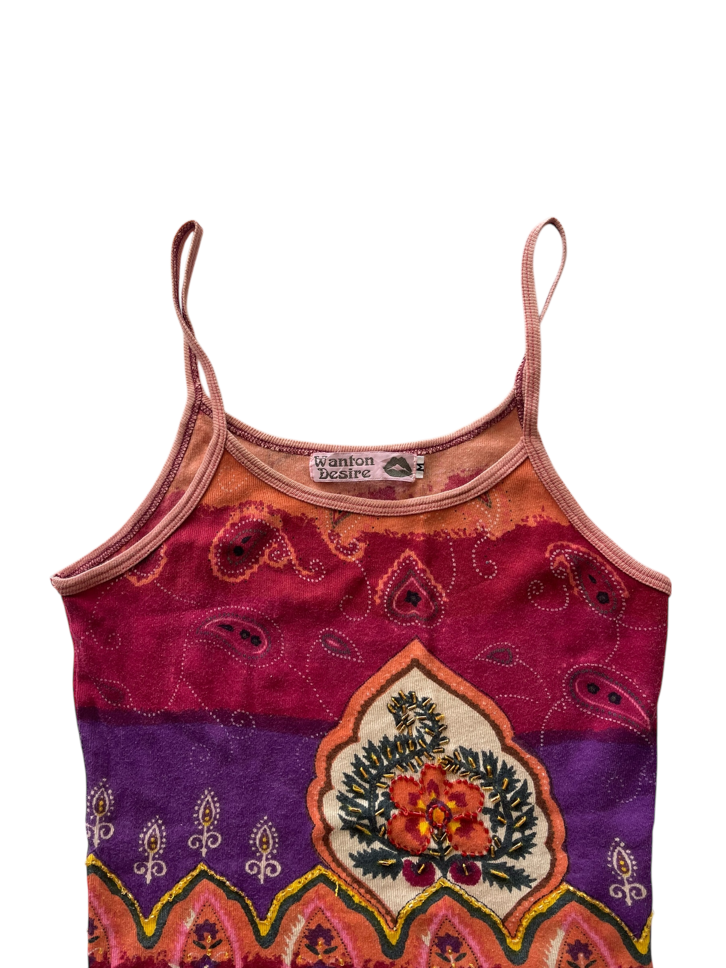 Wanton Desire Boho Floral Tank Top