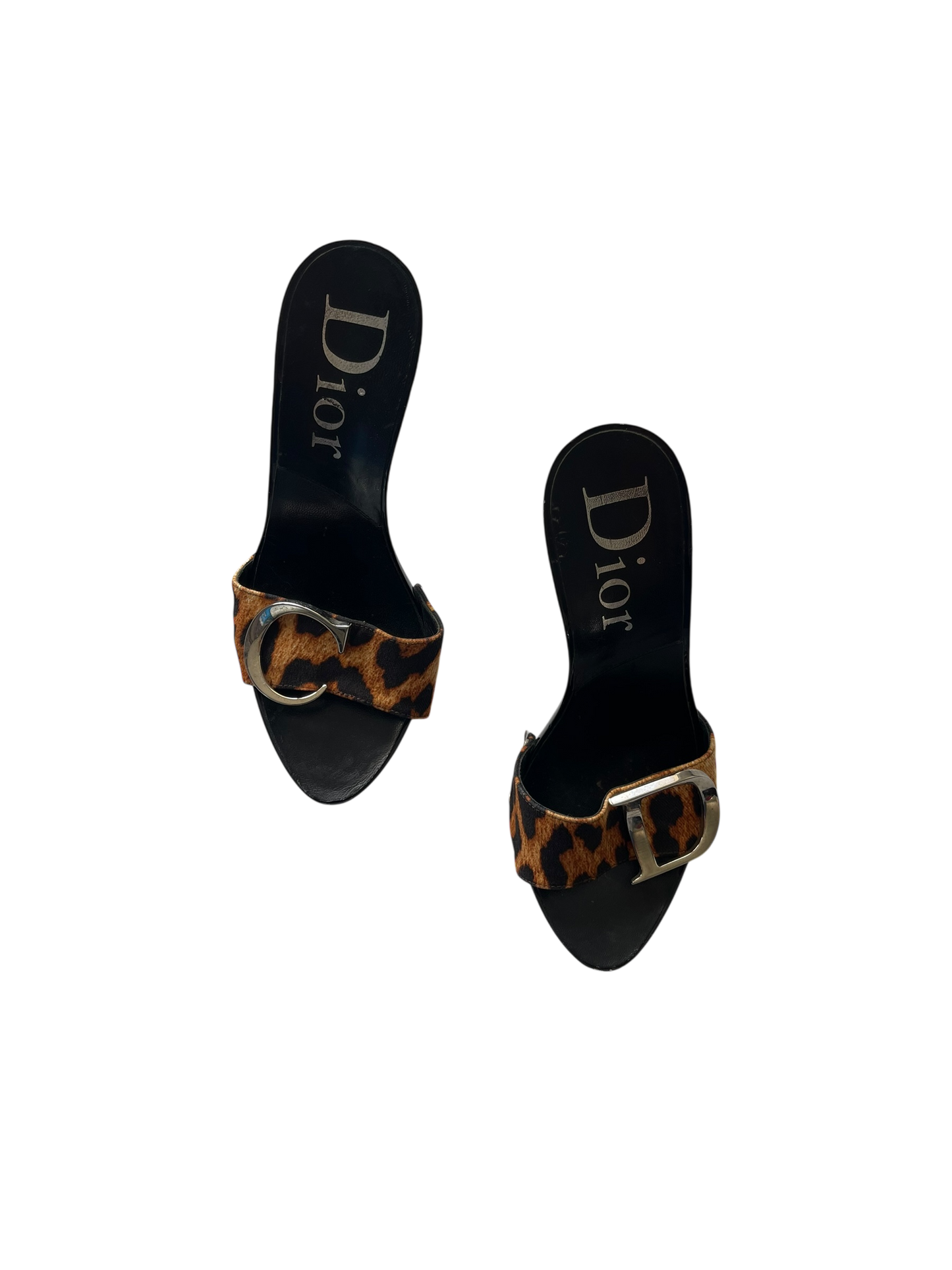 Dior Leopard Print Mules l EU 36 l NZ 5-6