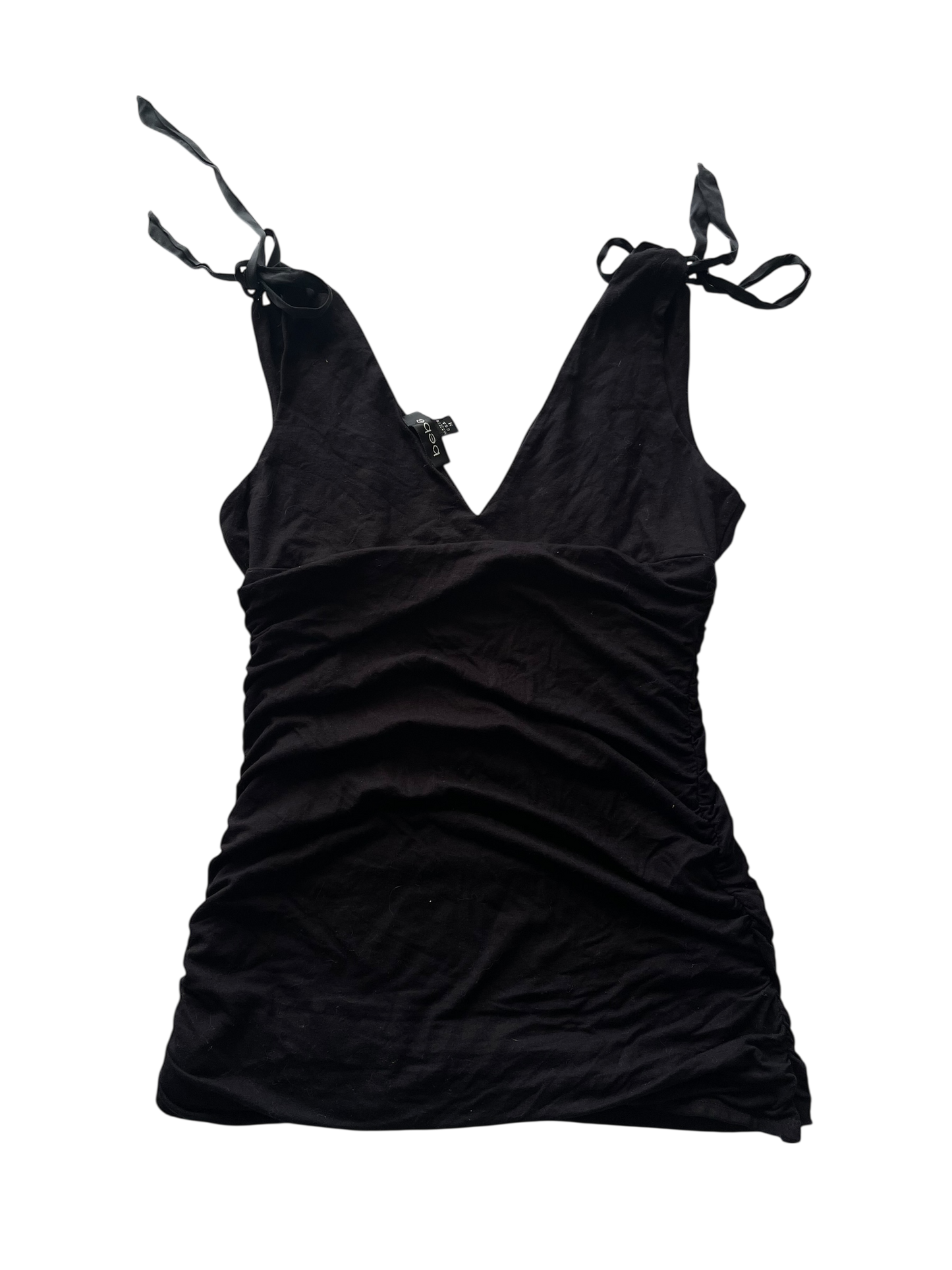 BEBE Ruffled Tie Up Top l 8