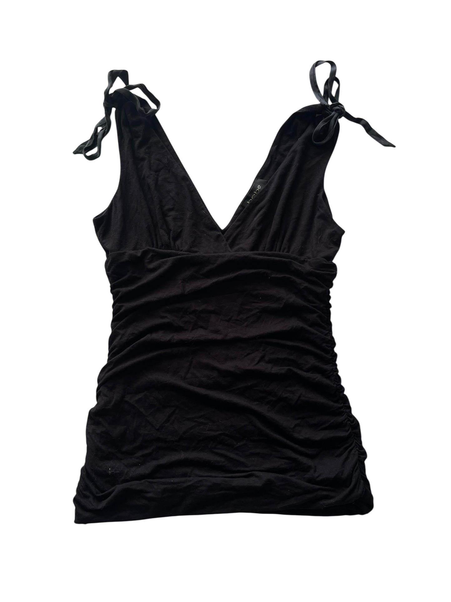 BEBE Ruffled Tie Up Top l 8