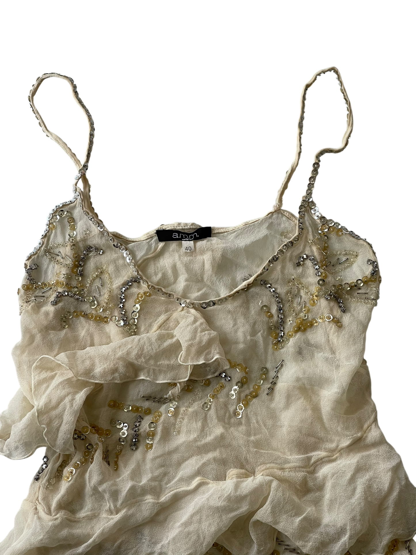 A.M.M. Silk Sparkly Top I 4-6