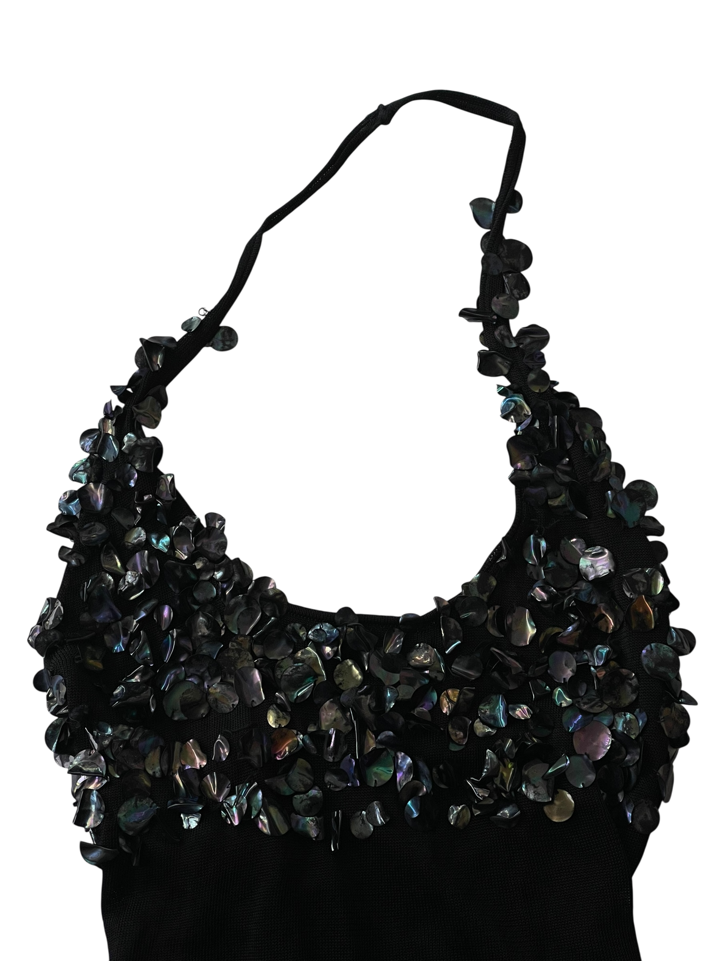 MNL Shell Sequin Halter Top I 6-8