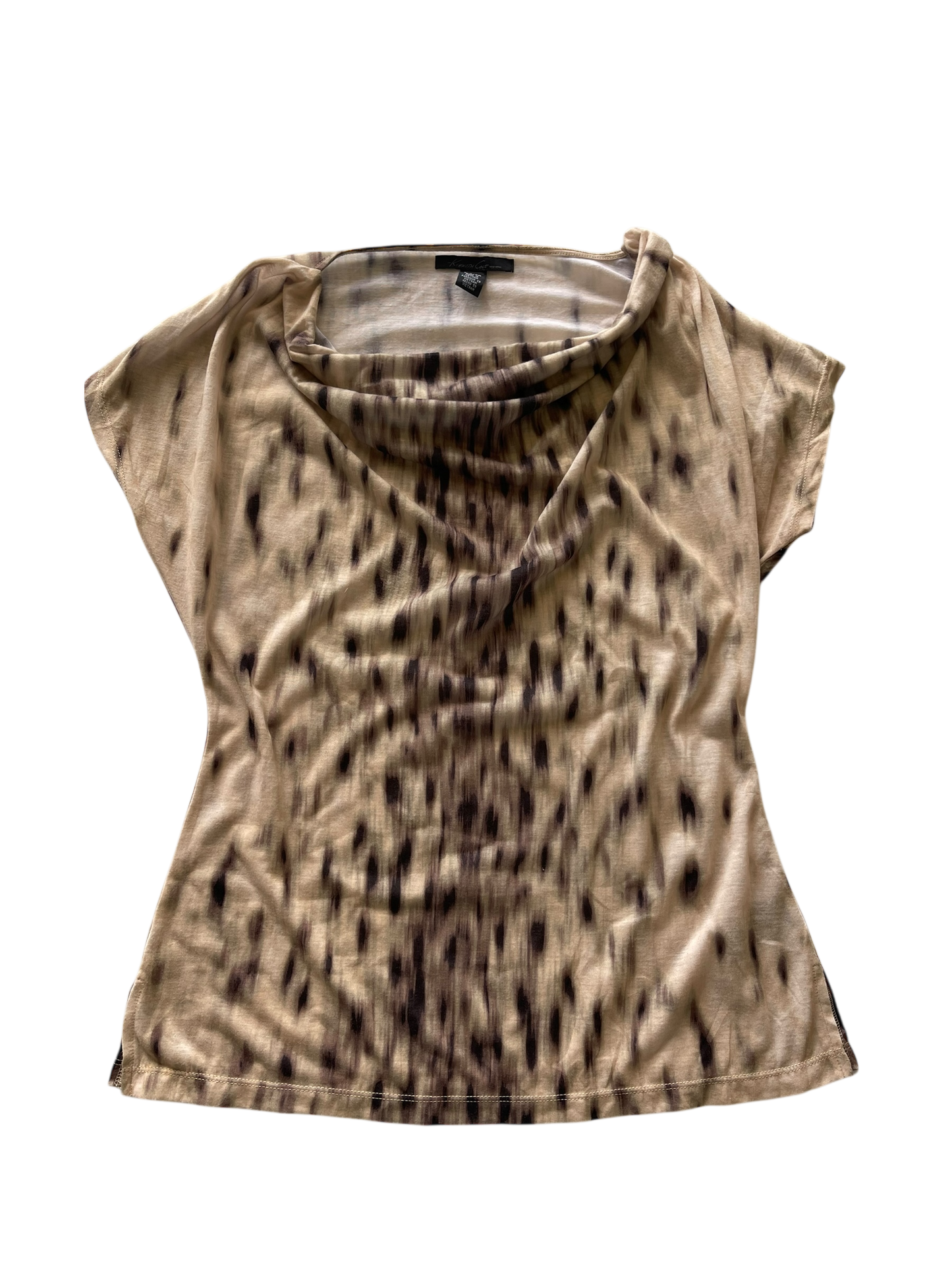 Kennet Cole NY Fawn Print Shirt l 10-16