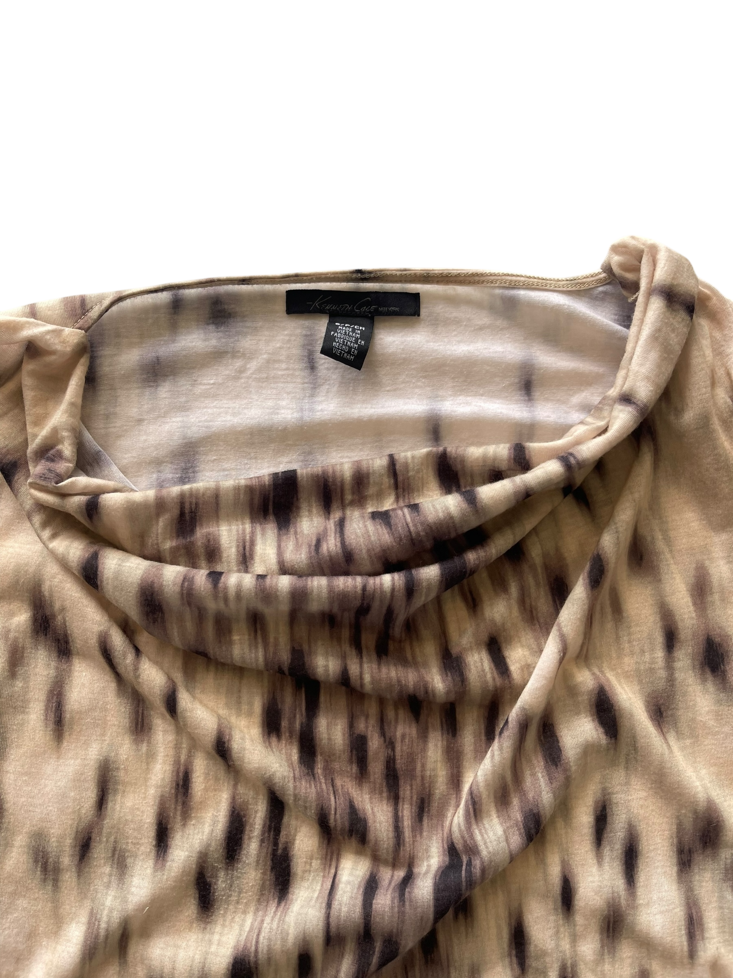 Kennet Cole NY Fawn Print Shirt l 10-16
