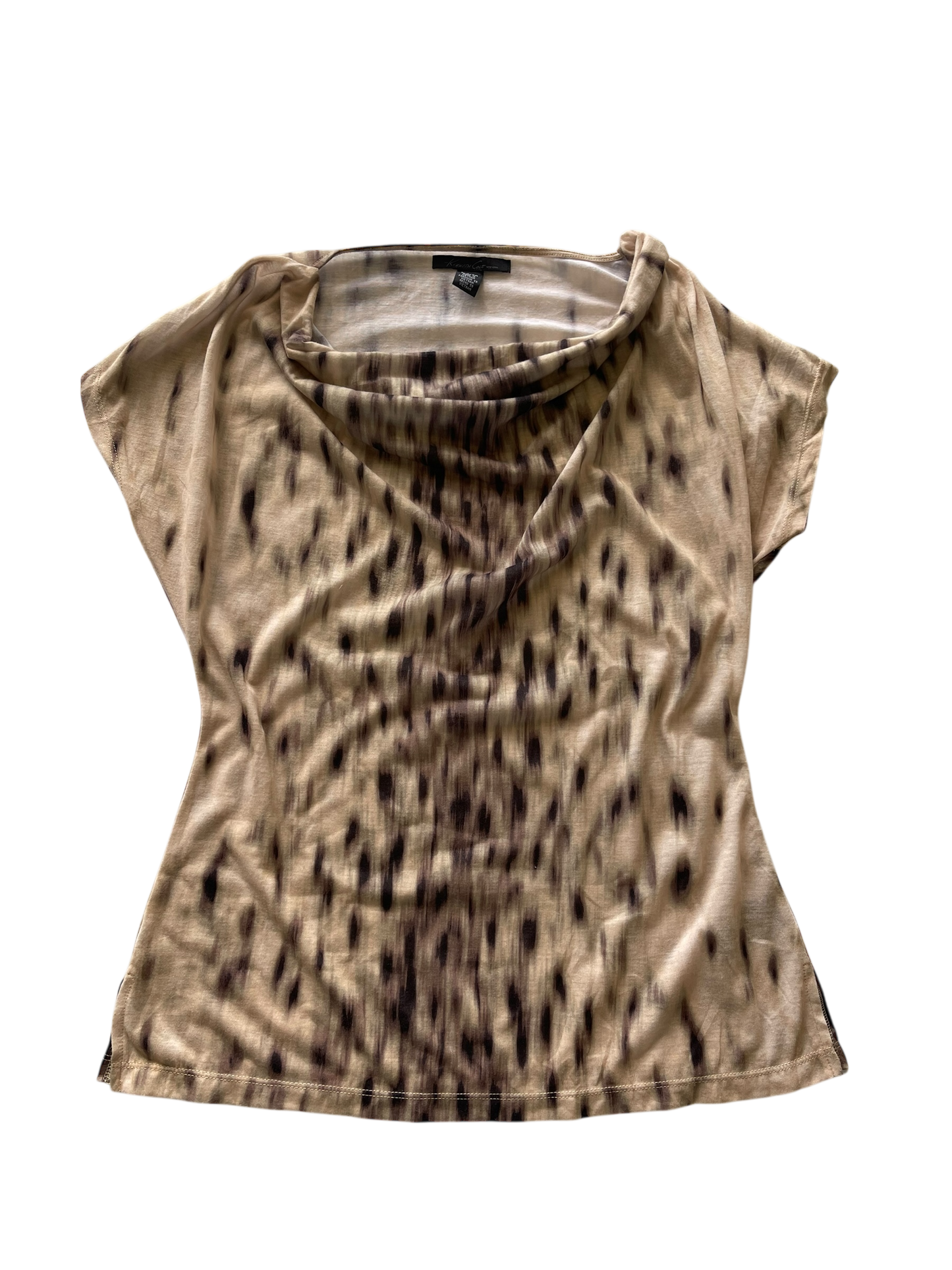 Kennet Cole NY Fawn Print Shirt l 10-16