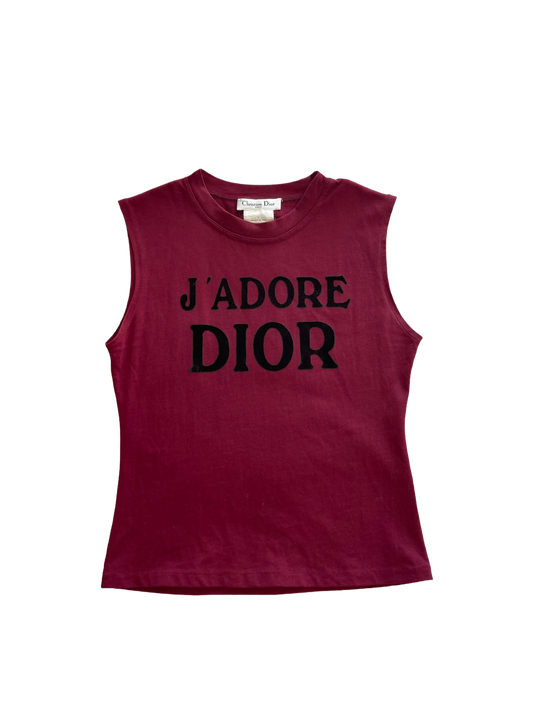 Christian Dior "J'adore Dior" Tank Top