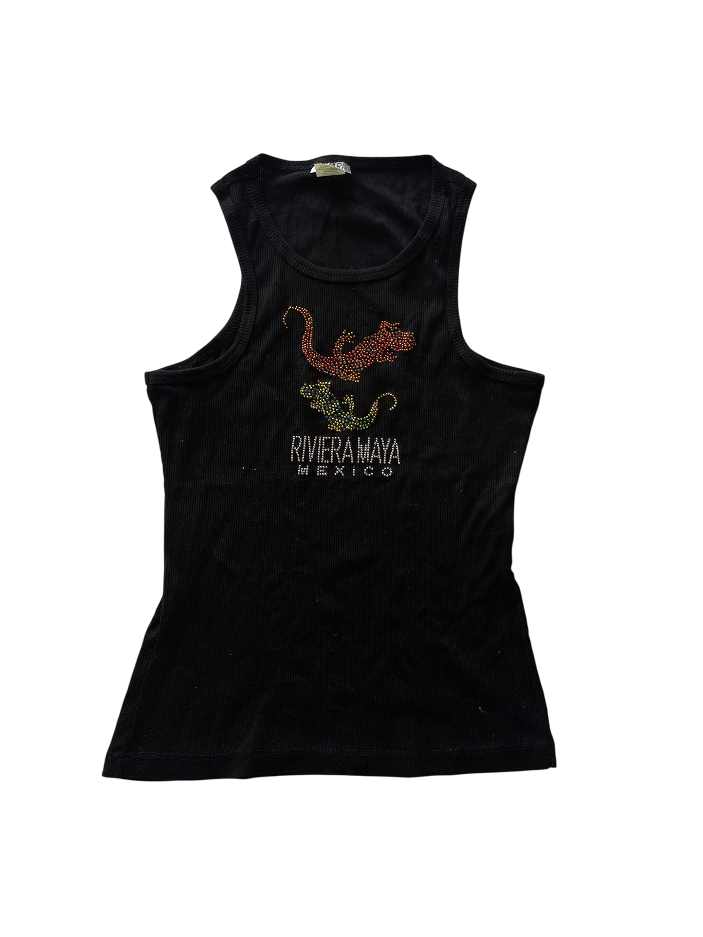 Usharis "Riviera Maya Mexico" Rhinestone Tank Top l 6-8