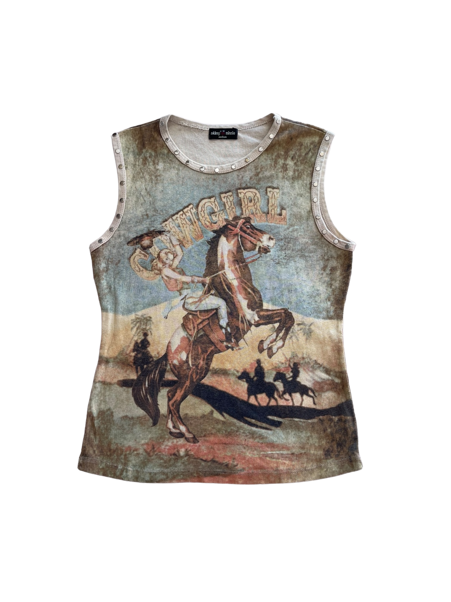 Skinny Minnie Cowgirl Tank Top