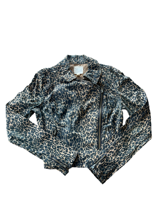 Silent + Noise Leopard Print Jacket